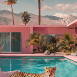 Retro Paradise Walldecoration Wandkraft 70x118 cm