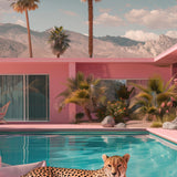 Retro Paradise Walldecoration Wandkraft 70x118 cm