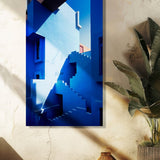 Shades of Blue Walldecoration Wandkraft