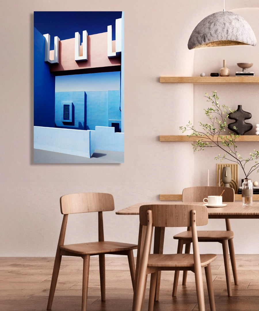Mirage in Blue Walldecoration Wandkraft