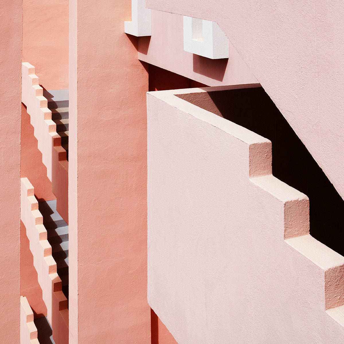 Soft Colors - Strong Contrasts Walldecoration Wandkraft 74x74 cm