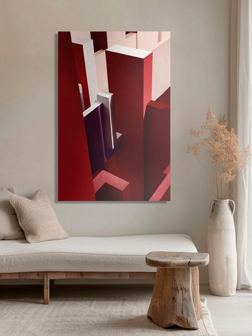 Crimson Maze Walldecoration Wandkraft
