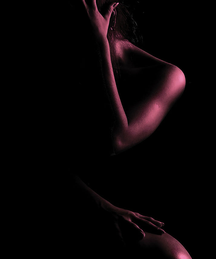 Magenta Fever 003 Walldecoration Wandkraft 70x118 cm