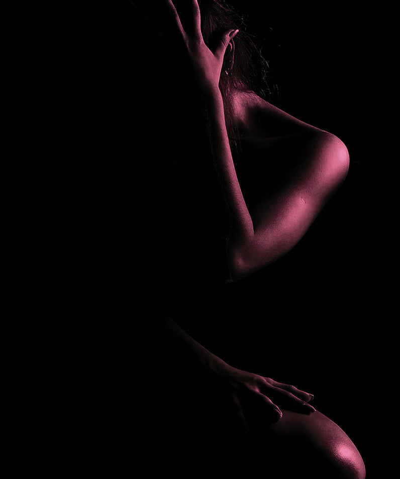 Magenta Fever 003 Walldecoration Wandkraft 98x148 cm