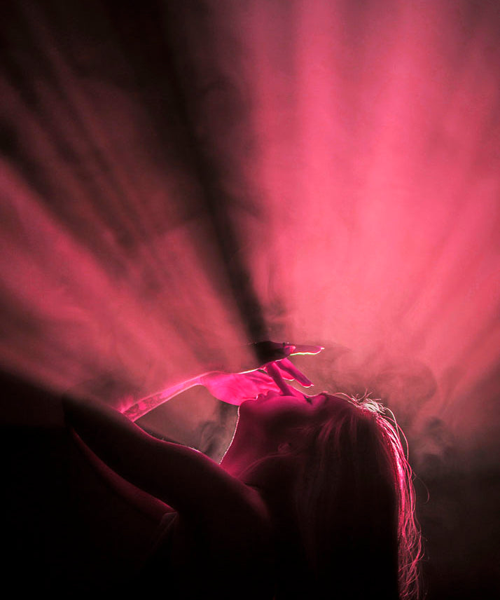 Magenta Fever 005 Walldecoration Wandkraft 70x118 cm