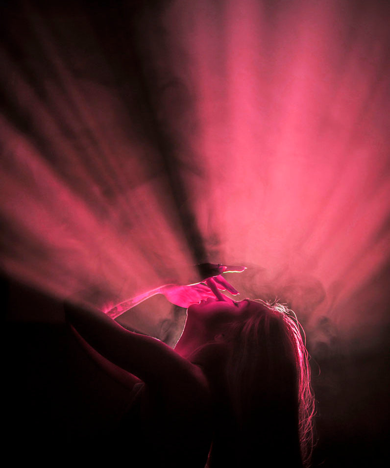 Magenta Fever 005 Walldecoration Wandkraft 98x148 cm