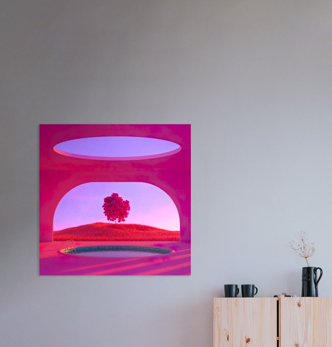 Magenta Fever 008 Walldecoration Wandkraft