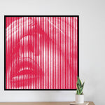Magenta Fever 013 Walldecoration Wandkraft