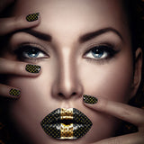 Fashion Lips II Walldecoration Wandkraft 80x120 cm Aluminium Profiel