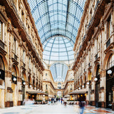 Galleria Vittorio Emanuele Milano Walldecoration Wandkraft 100x100 cm Aluminium Profiel