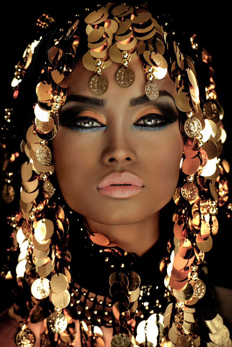 Queen of Gold Walldecoration Wandkraft 80x120 cm Aluminium Profiel