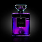 The Perfume Collection II Walldecoration Wandkraft 100x100 cm Aluminium profiel
