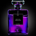 The Perfume Collection II Walldecoration Wandkraft 100x150 cm Aluminium profiel