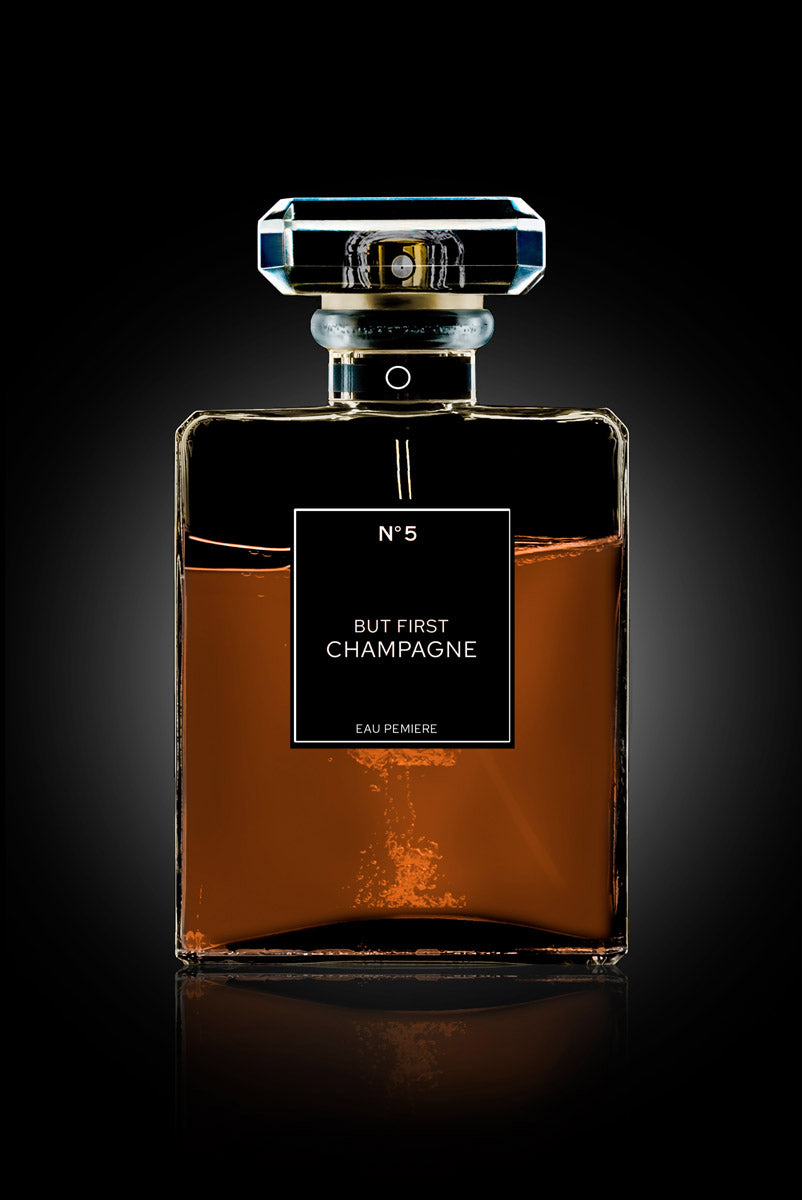 The Perfume Collection III Walldecoration Wandkraft 80x120 cm Baklijst zwart