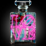 The Perfume Collection IV Walldecoration Wandkraft 80x120 cm Aluminium profiel