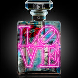 The Perfume Collection IV Walldecoration Wandkraft 80x120 cm Aluminium profiel