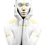 White Noise Walldecoration Wandkraft 80x120 cm Baklijst zwart