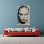 Portrait Walldecoration Wandkraft