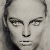 Portrait Walldecoration Wandkraft 80x120 cm Aluminium Profiel