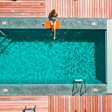At the Pool Walldecoration Wandkraft 120x80 cm Aluminium Profiel