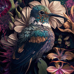 The Hummingbird Walldecoration Wandkraft 100x150 cm Aluminium profiel