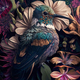 The Hummingbird Walldecoration Wandkraft 80x120 cm Aluminium profiel