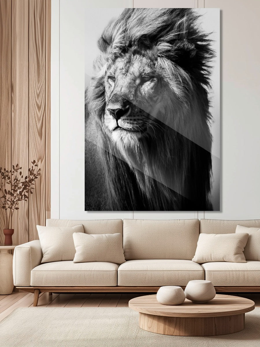 Lion in the Wild I Walldecoration Wandkraft