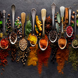 Spicy Herbs Walldecoration Wandkraft 120x80 cm Aluminiumprofiel