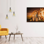 Lion Family Walldecoration Wandkraft
