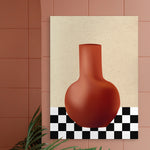 Terracotta Stillness Walldecoration Wandkraft