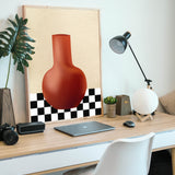 Terracotta Stillness Walldecoration Wandkraft