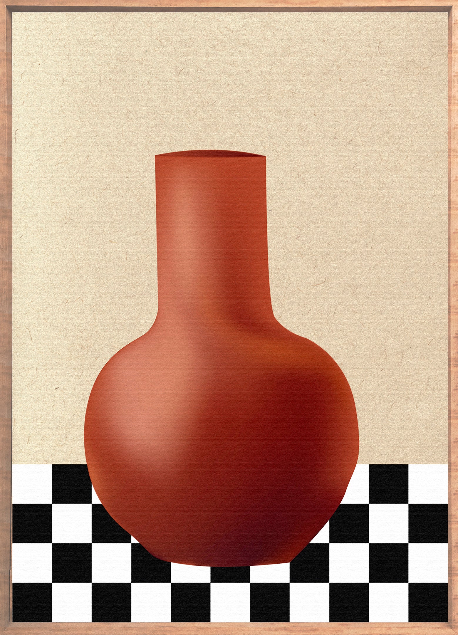 Terracotta Stillness Walldecoration Wandkraft