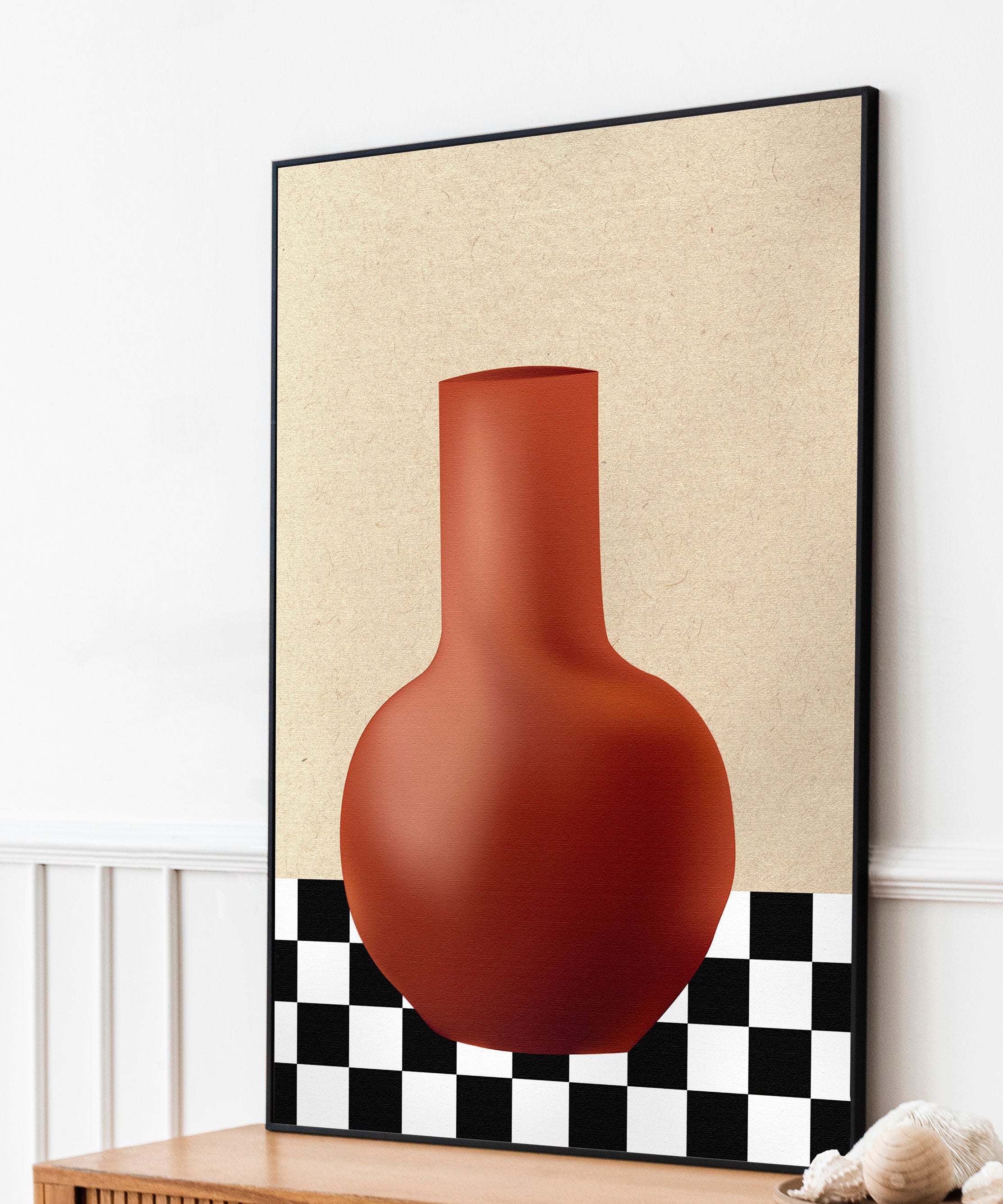 Terracotta Stillness Walldecoration Wandkraft
