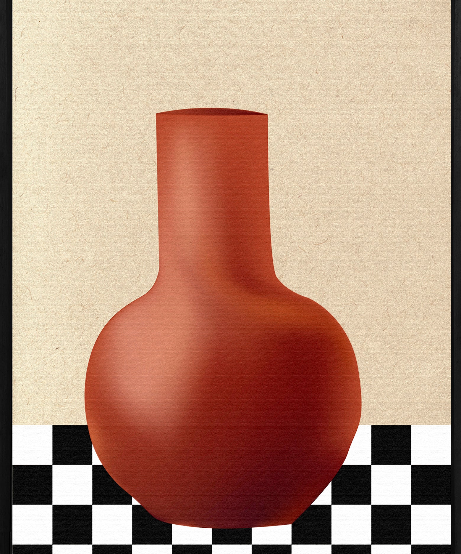 Terracotta Stillness Walldecoration Wandkraft