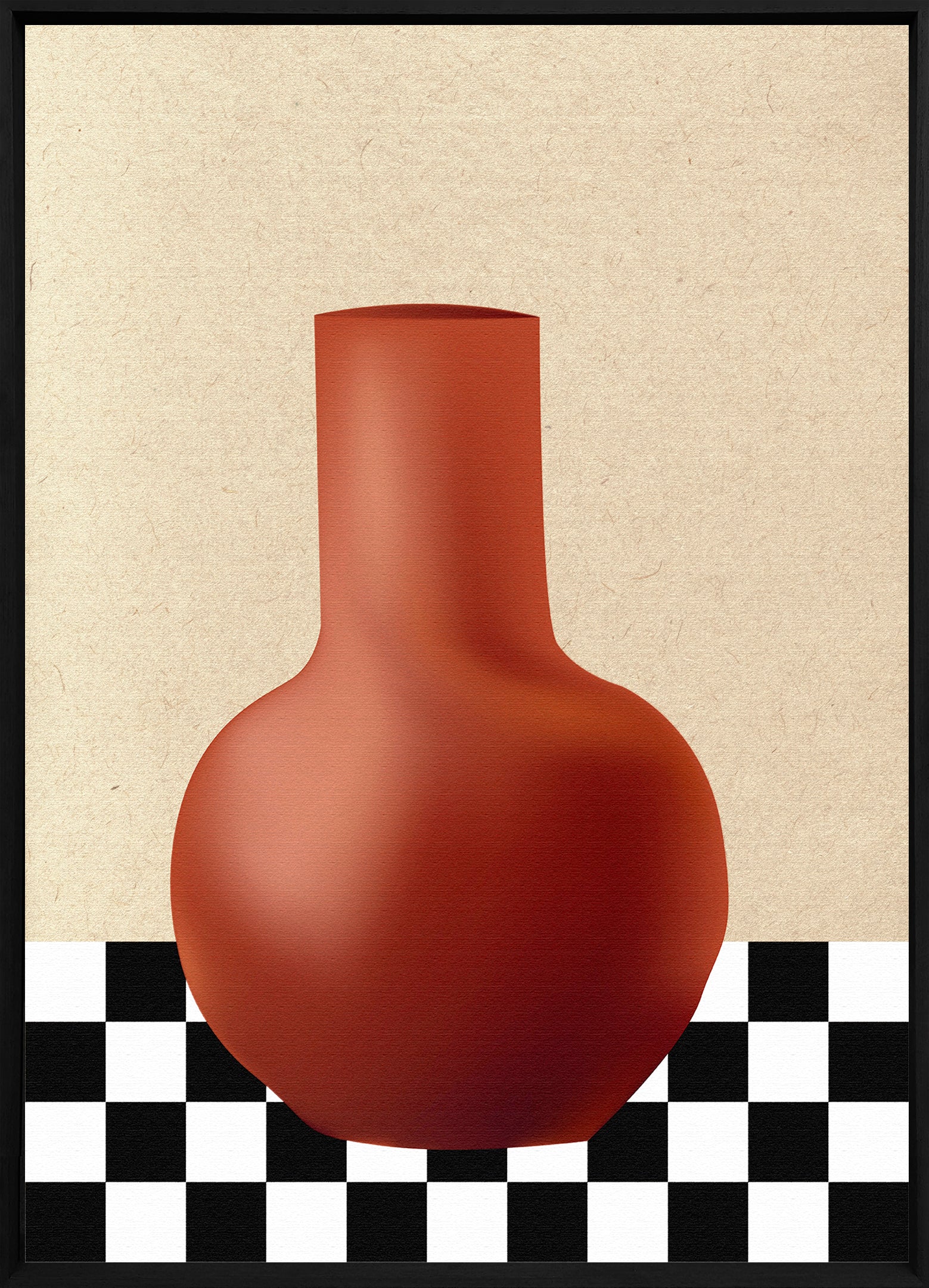 Terracotta Stillness Walldecoration Wandkraft