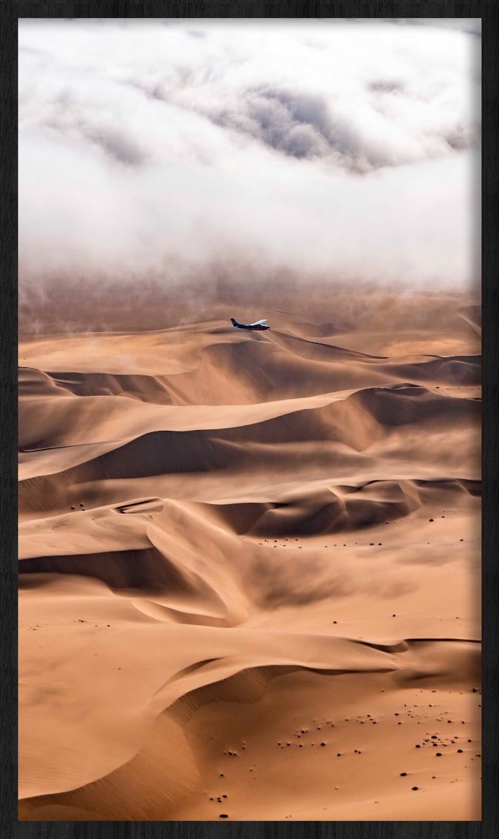 Skyborne Sands Walldecoration Wandkraft 70x118 cm Baklijst Zwart