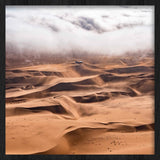Skyborne Sands Walldecoration Wandkraft 74x74 cm Baklijst Zwart