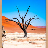 Weathered Tree Walldecoration Wandkraft 70x118 cm Baklijst Blank