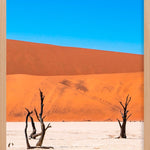 Dual Sentinels Walldecoration Wandkraft 70x118 cm Baklijst Blank
