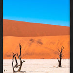 Dual Sentinels Walldecoration Wandkraft 70x118 cm Baklijst Zwart