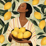 Citrus Serenity Walldecoration Wandkraft