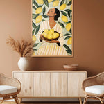 Citrus Serenity Walldecoration Wandkraft