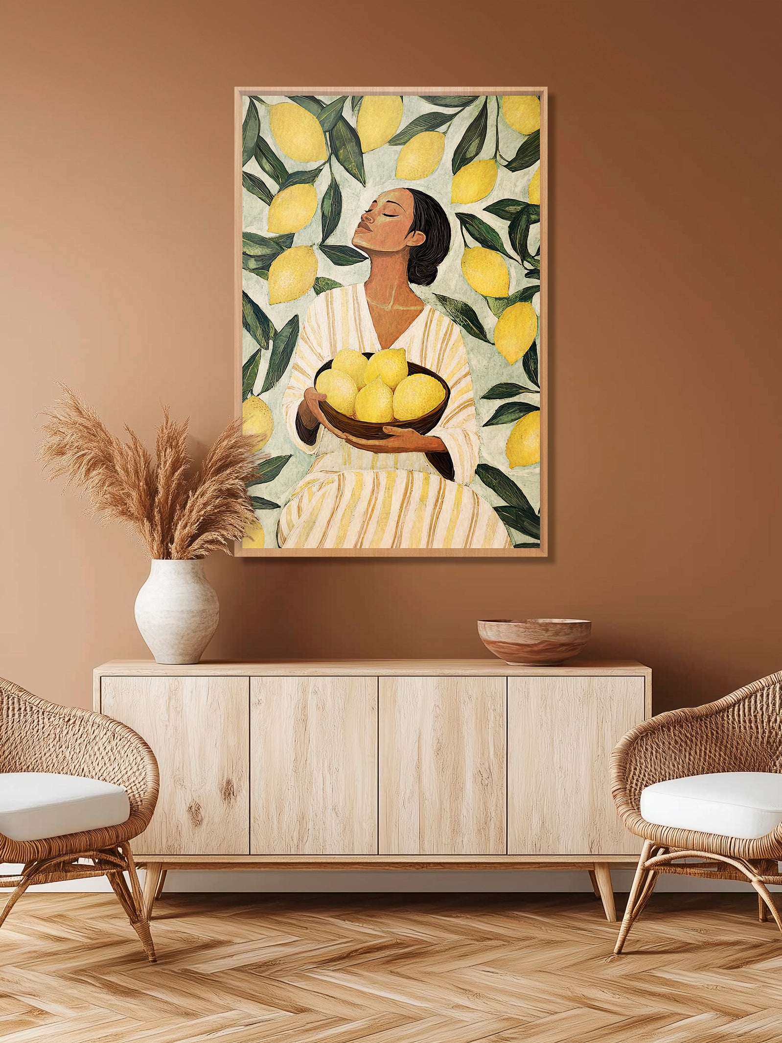 Citrus Serenity Walldecoration Wandkraft