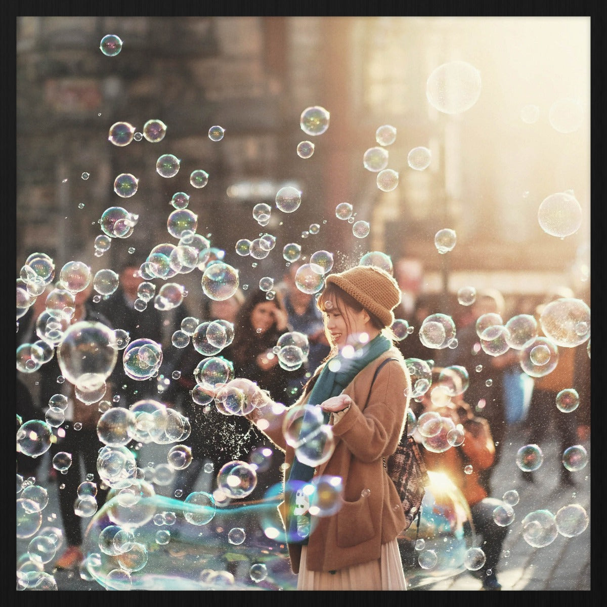 City Life 014 Walldecoration Wandkraft 74x74 cm