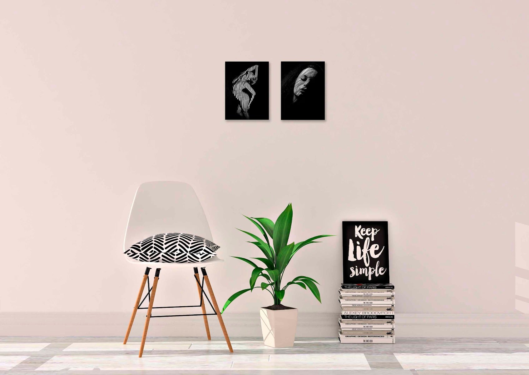Faces 026 Walldecoration Wandkraft