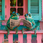 News Time for Lizards Walldecoration Wandkraft 98x48 cm