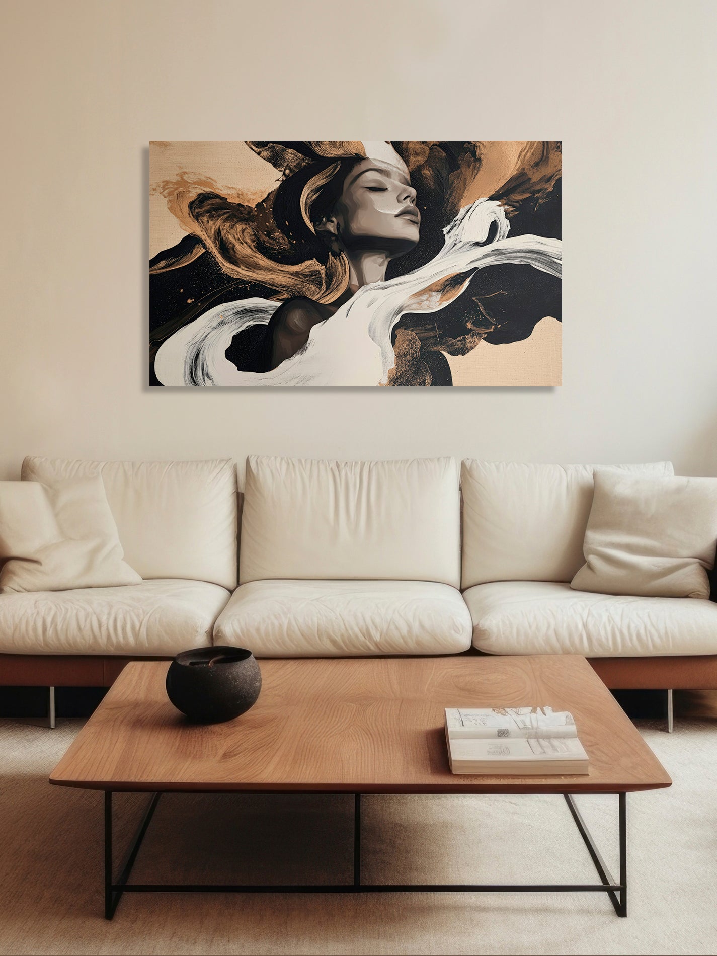 Ethereal Flow Walldecoration Wandkraft