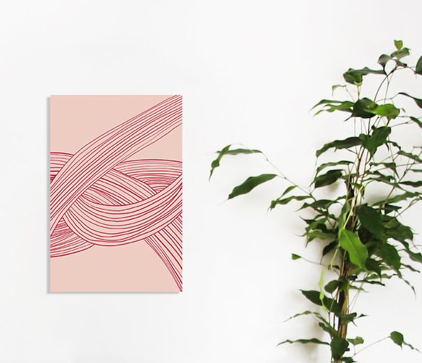 Magenta Fever 017 Walldecoration Wandkraft