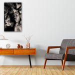 Woman and Lion (Outlet) Walldecoration Wandkraft
