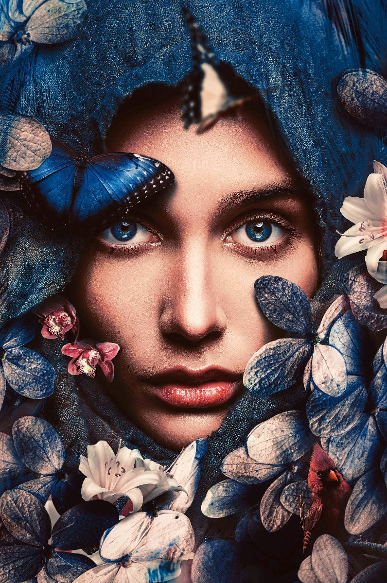 Mesmerizing Eyes Walldecoration Wandkraft 70x118 cm
